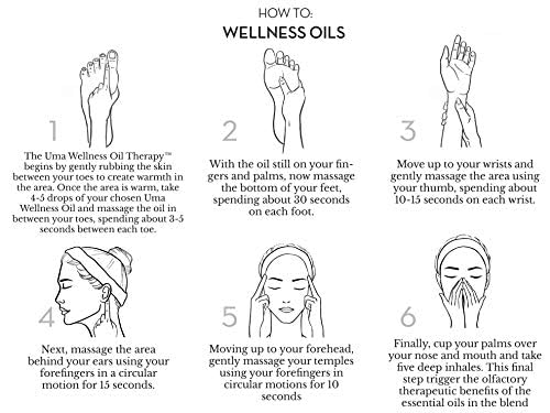 UMA Organic Ultimate Brightening Face Oil with pomegranate base promotes rapid skin absorption.