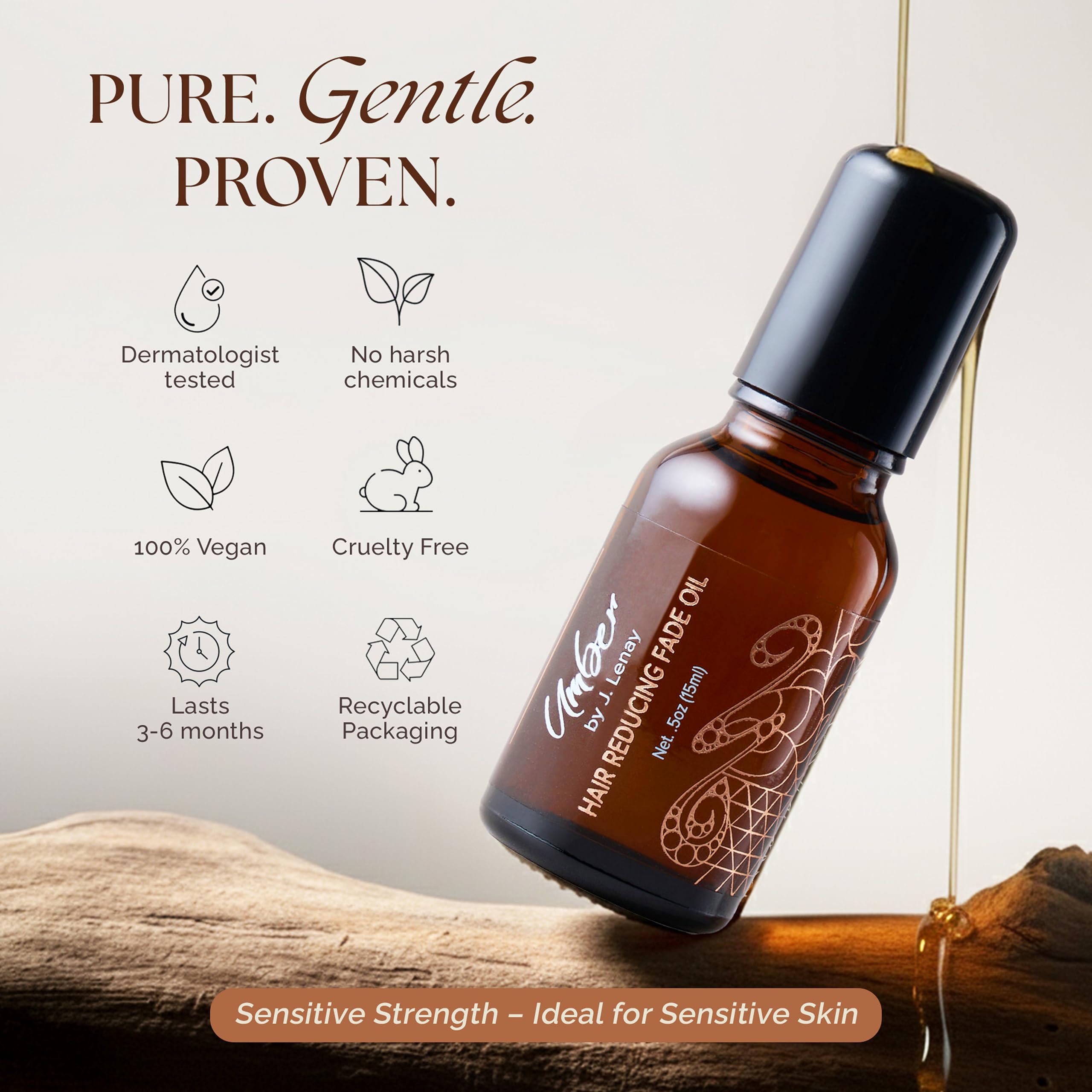 Umber By J. Lenay Aragon Oil enriched formula nourishes and soothes skin