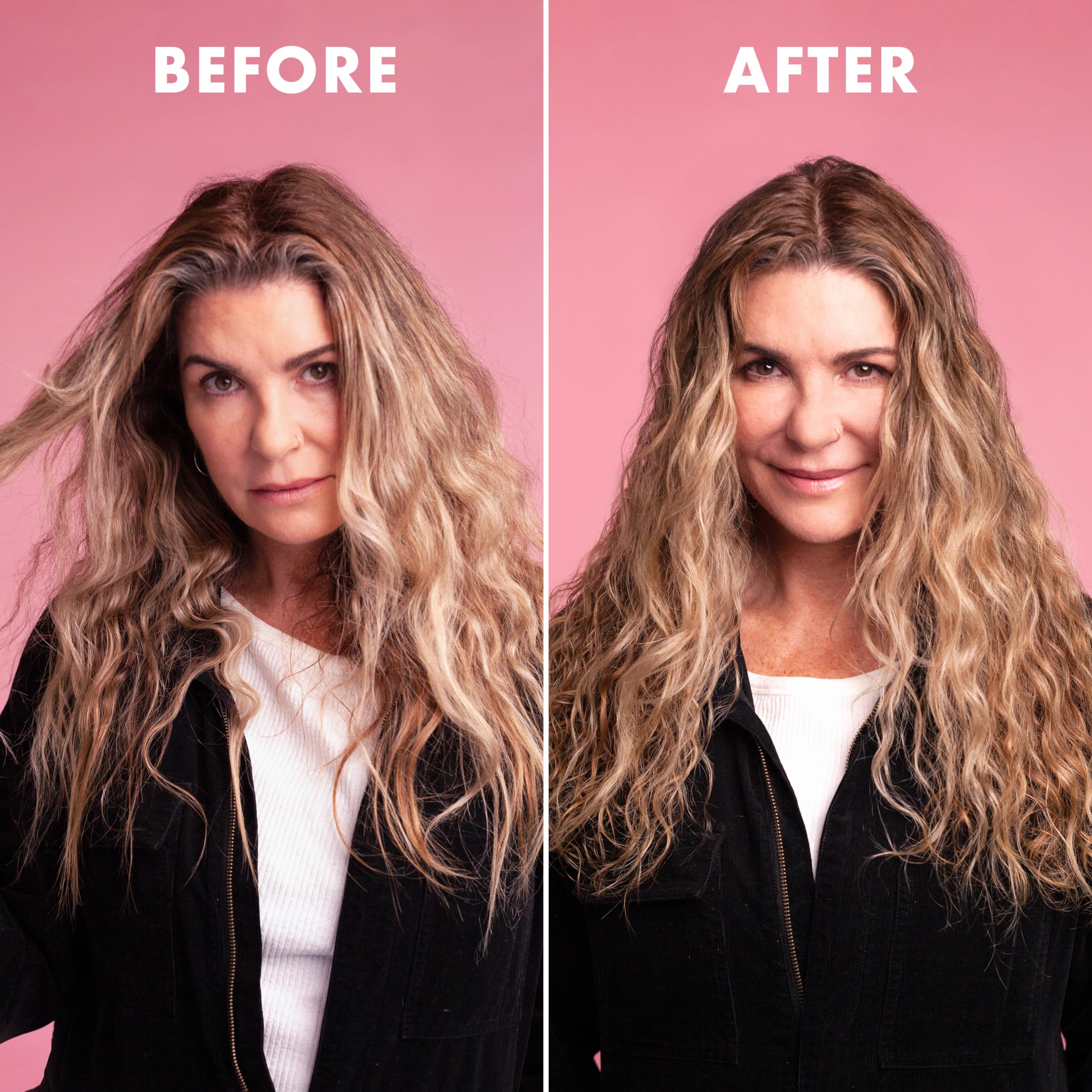 Umberto Giannini Banana Coconut Air Dry Cream diffusion or air-dry curls.
