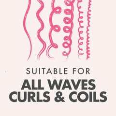 Umberto Giannini Creme De Curl Control Cream provides heat protection during styling.