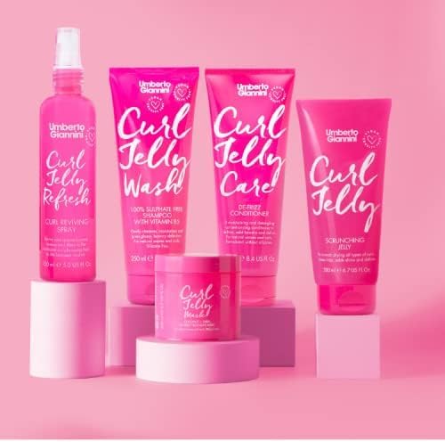 Umberto Giannini Curl Jelly scrunch-dry technique to boost volume.