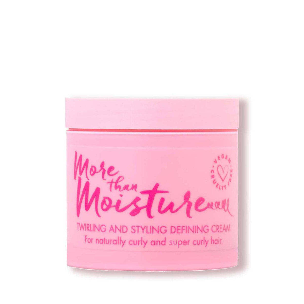 Umberto Giannini More Than Moisture Cream bottle for lightweight hydration and effortless curl definition.