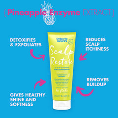 Umberto Giannini Scalp Restore creamy lather during wash.