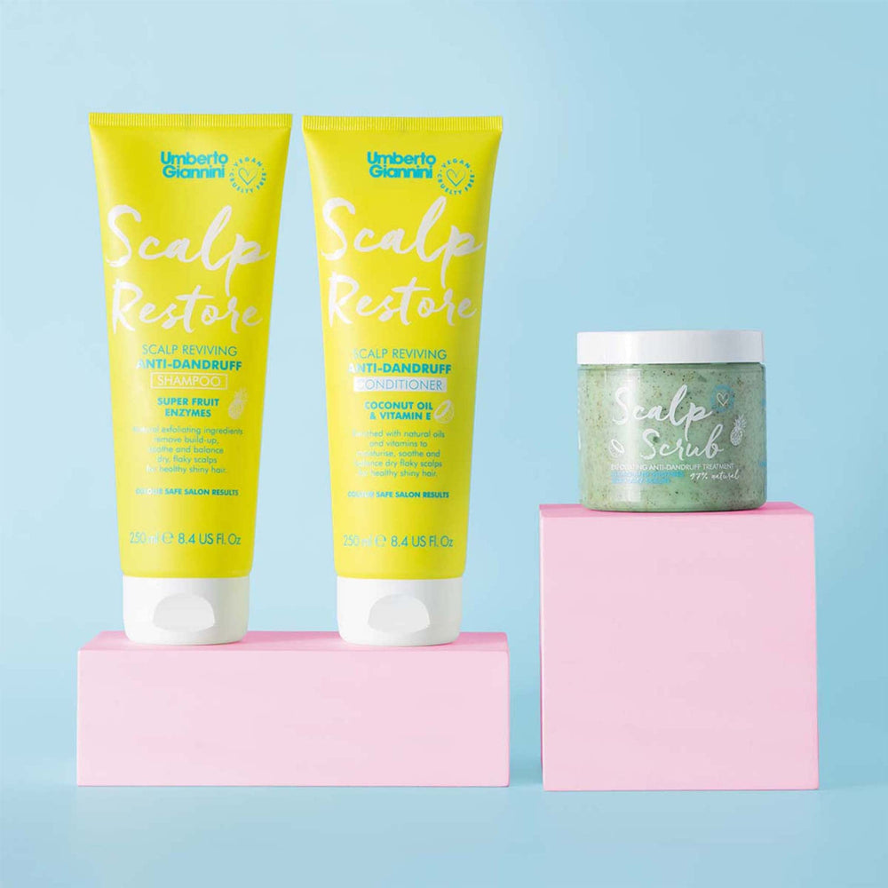 Umberto Giannini Scalp Restore vegan cruelty-free icon on packaging.