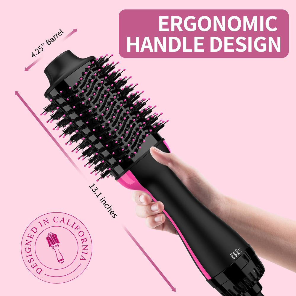 Umeely brush design with nylon pins to detangle and shine