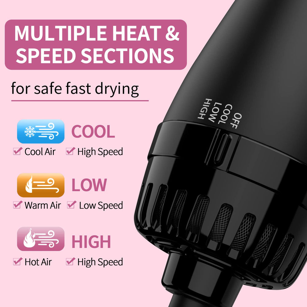 Umeely titanium ceramic barrel for even heat and frizz control