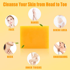 Umpeimvon turmeric soap moisturizing formula for balanced skin hydration
