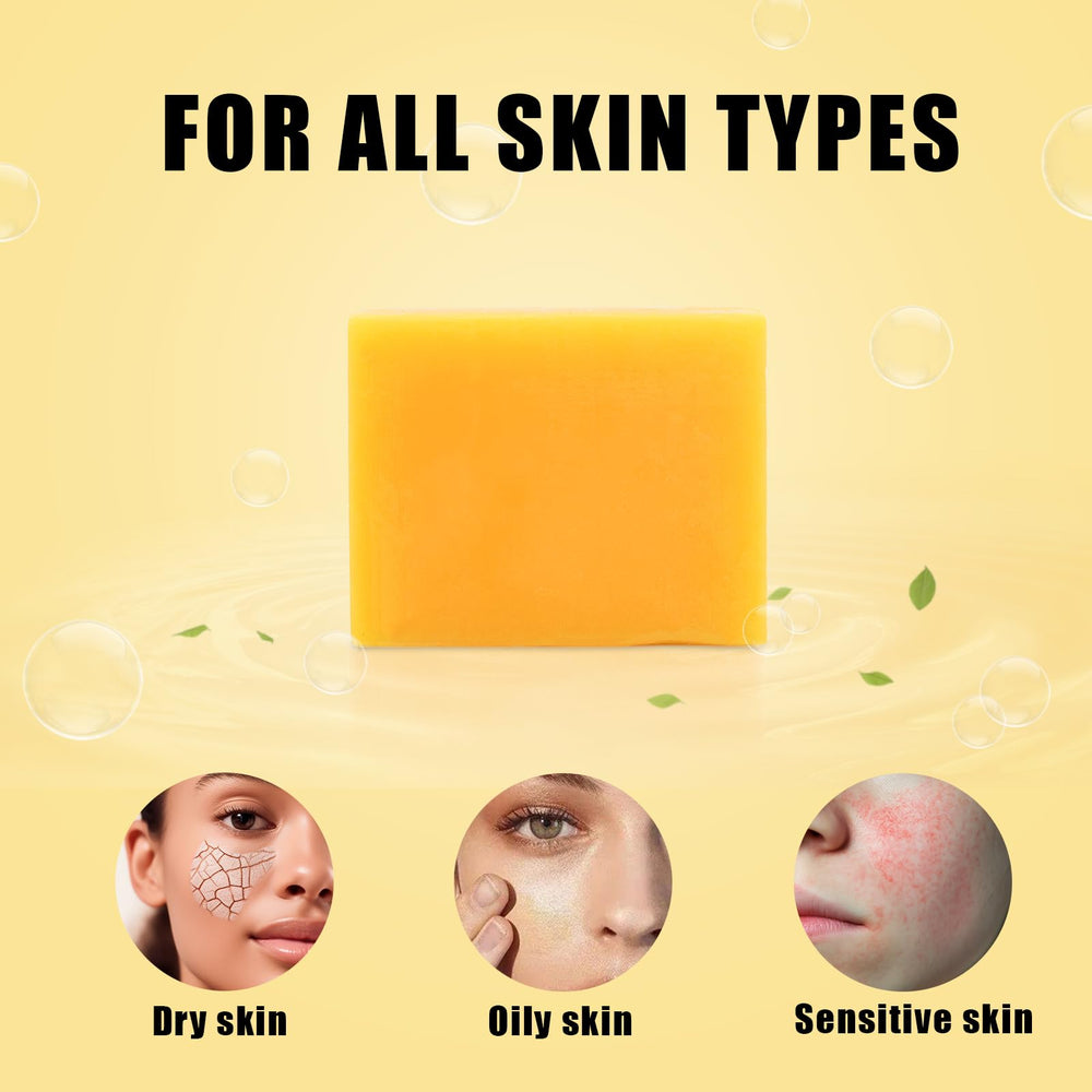 Umpeimvon turmeric soap with natural ingredients suitable for all skin types