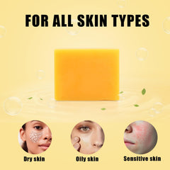 Umpeimvon turmeric soap with natural ingredients suitable for all skin types