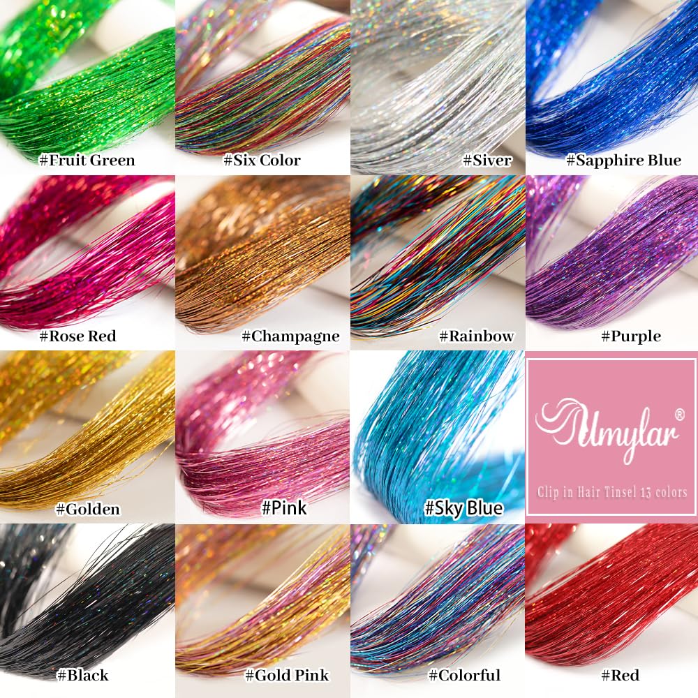 Umylar 12-piece hair accessory kit for creative party looks