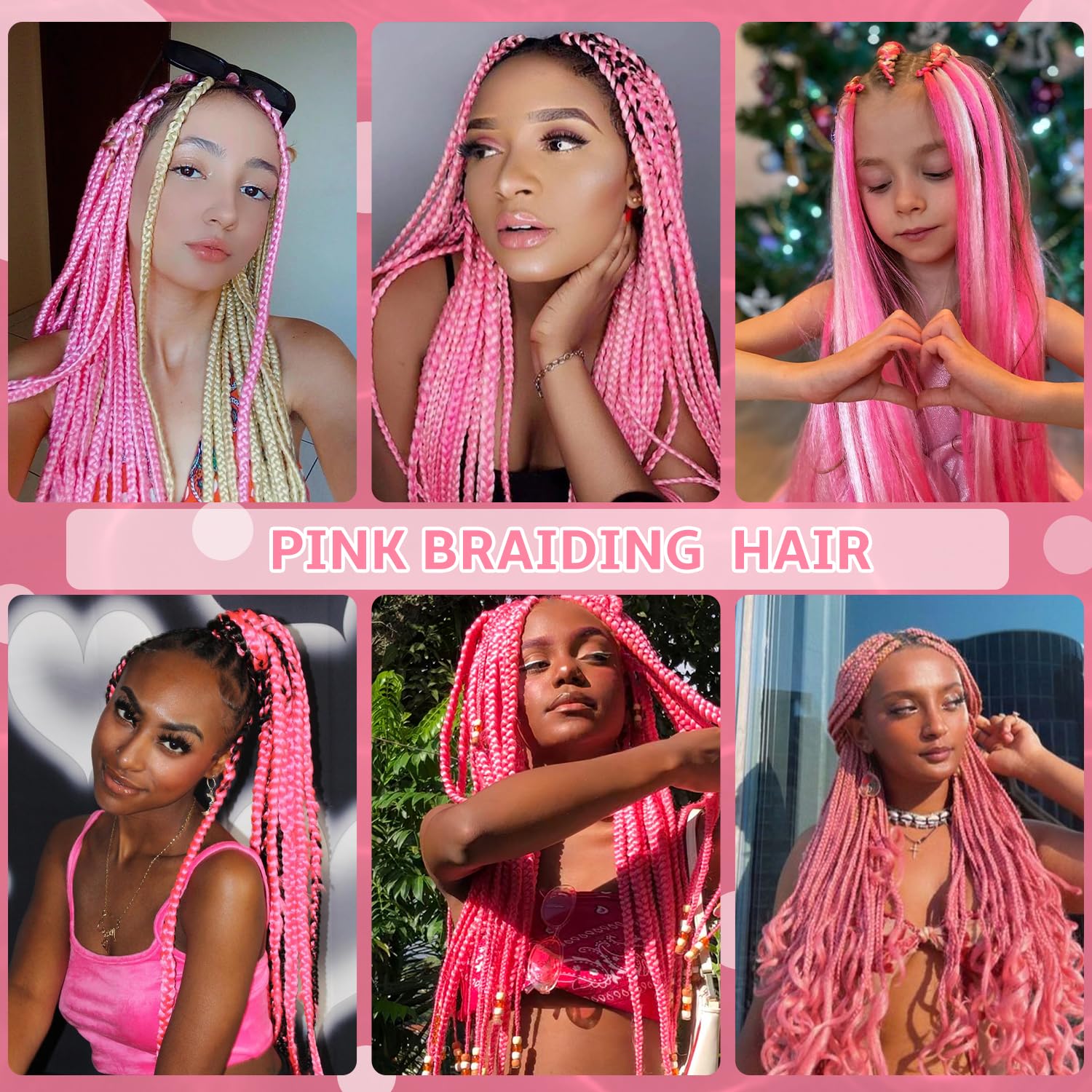 Umylar yaki texture braiding hair close-up highlighting natural-looking strands