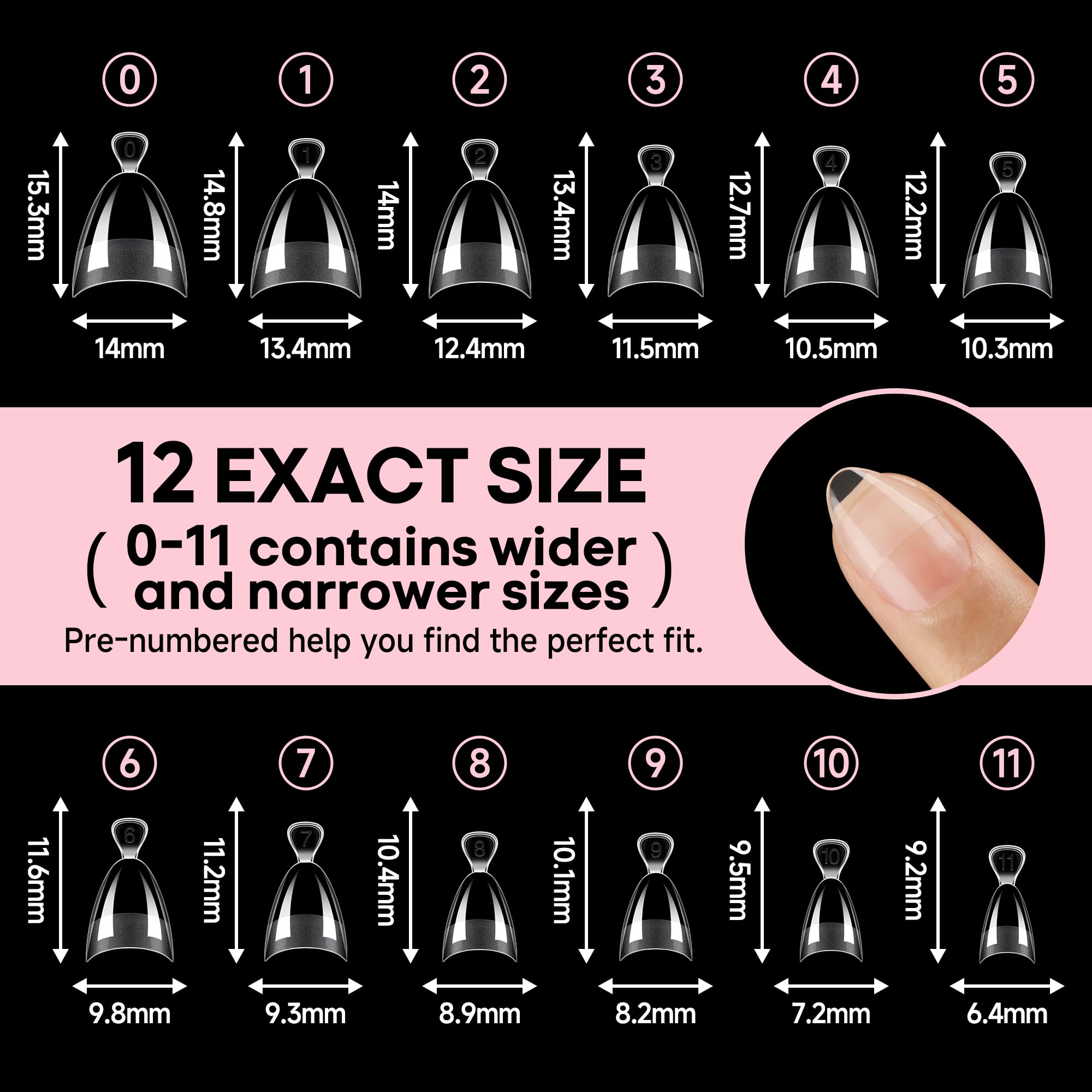 UNA GELLA 12-size kit supports versatile nail art