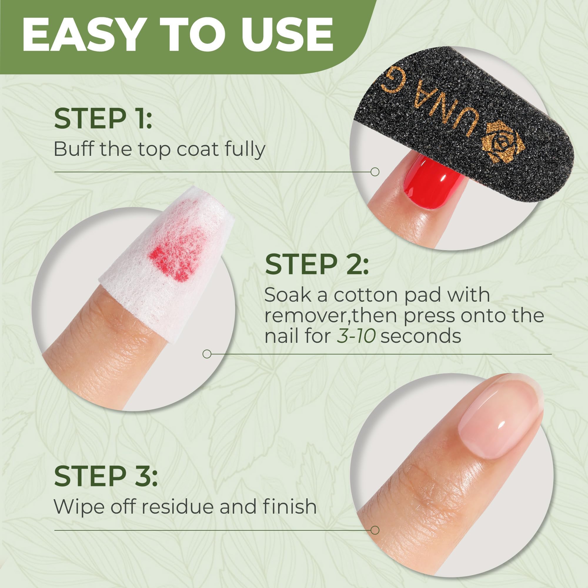UNA GELLA 3-in-1 nail care in use for daily prep.