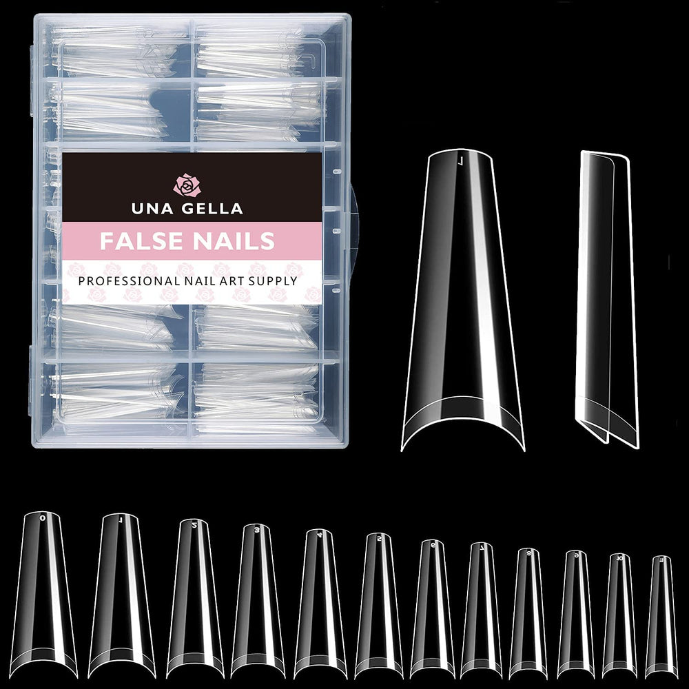 UNA GELLA ballerina nails full set for chic style.