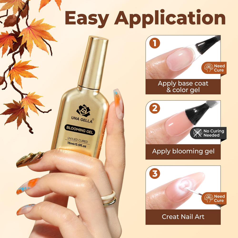 UNA GELLA Blooming Gel cruelty-free label indicating ethical choice