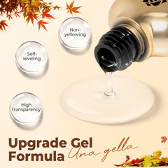 UNA GELLA Blooming Gel floral print on nails for vibrant petals