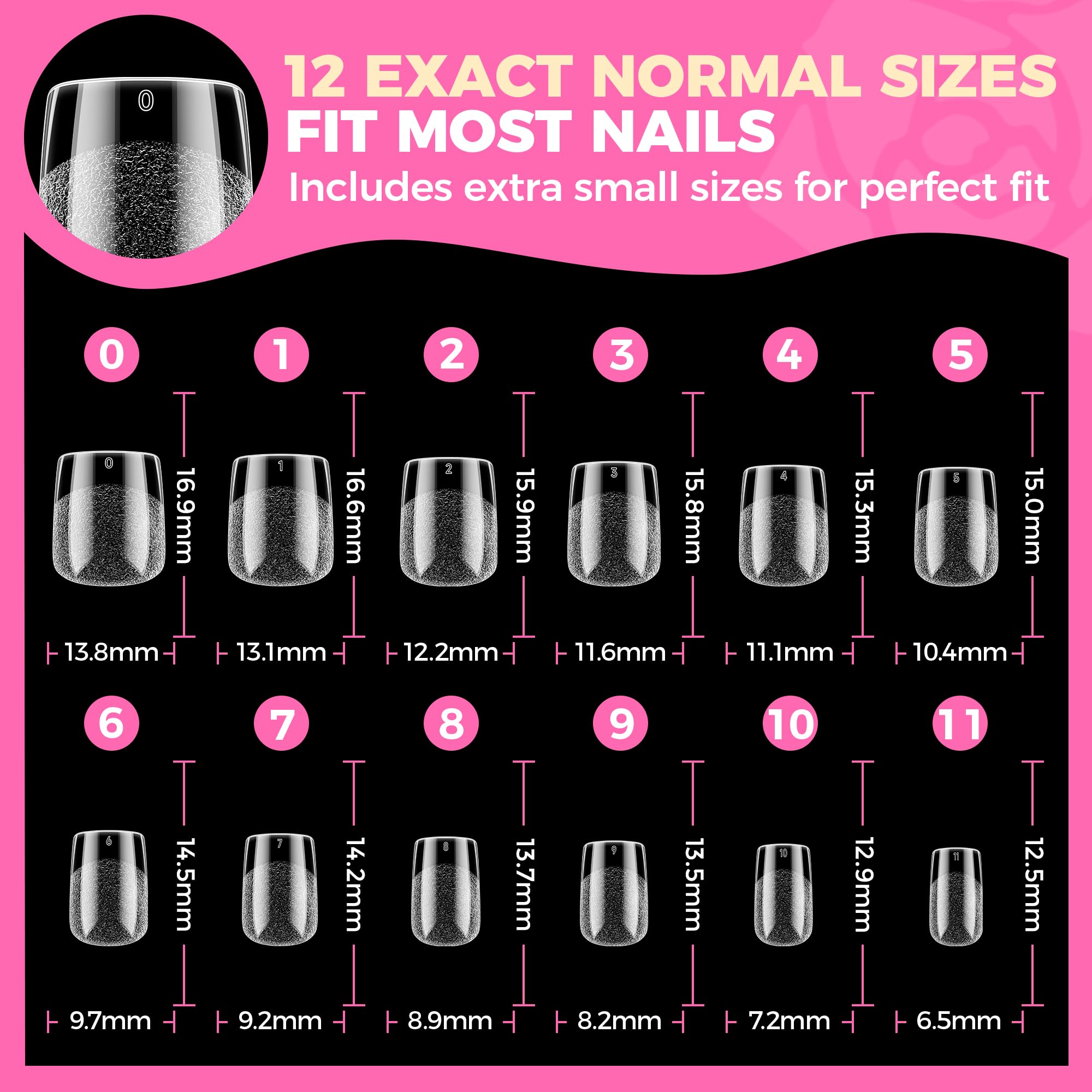 UNA GELLA full-cover tips deliver a natural look with full nail coverage.