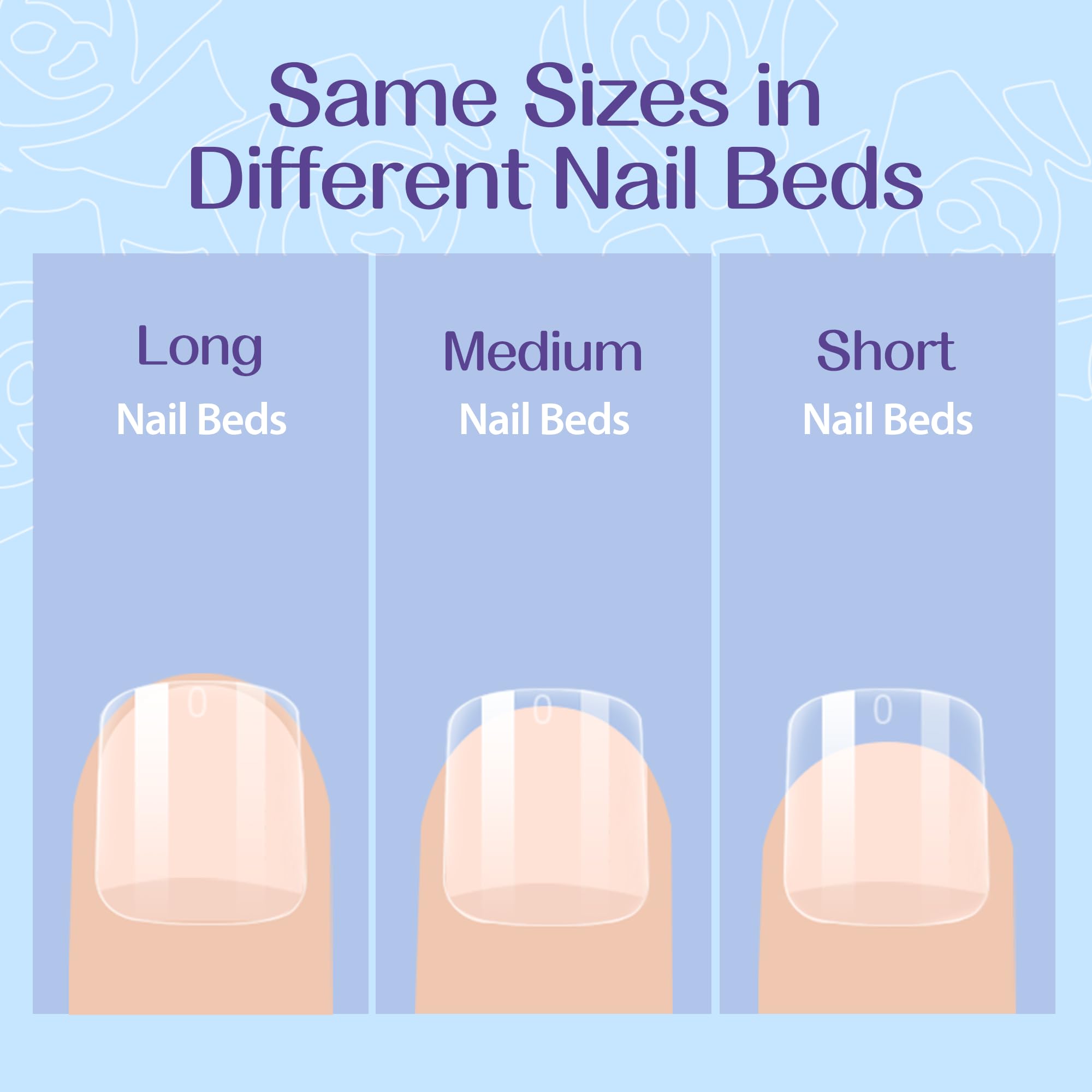 UNA GELLA Clear tips reveal natural base beneath color.