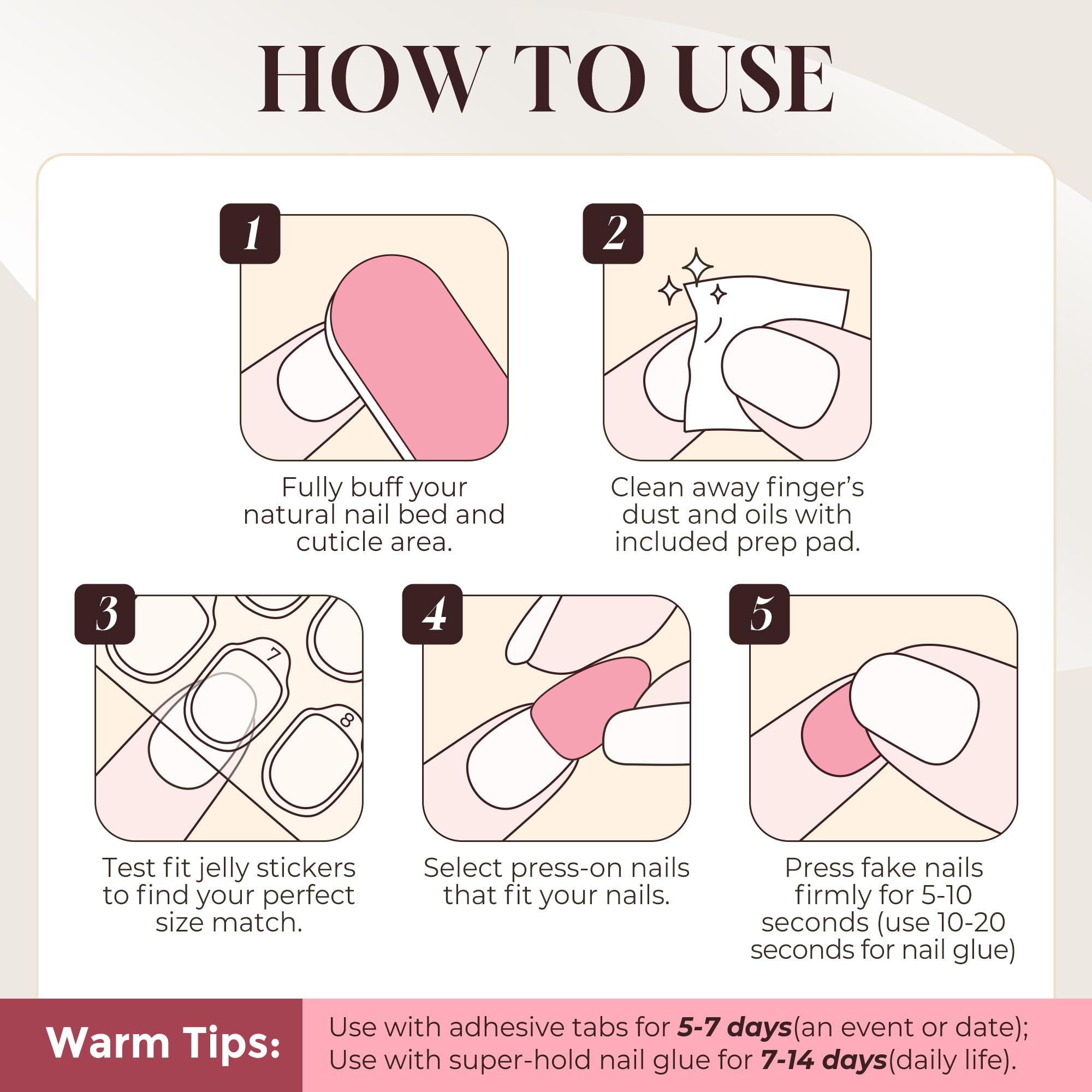 UNA GELLA flexible soft gel material feels natural on nails