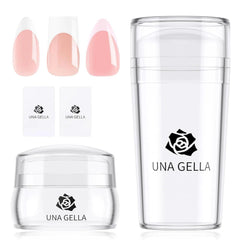 UNA GELLA long stamper for precise French tips at home