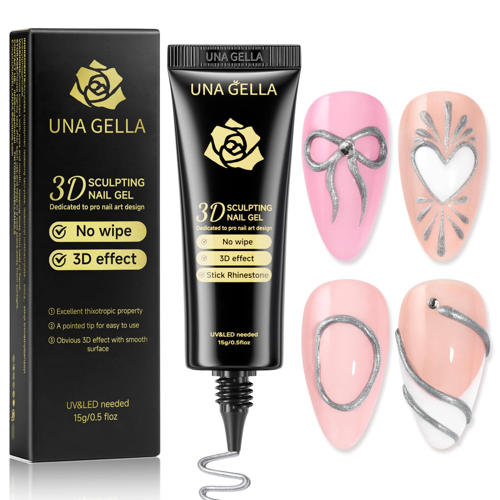 UNA GELLA nail art kit adds glamour for special occasions and gifts.