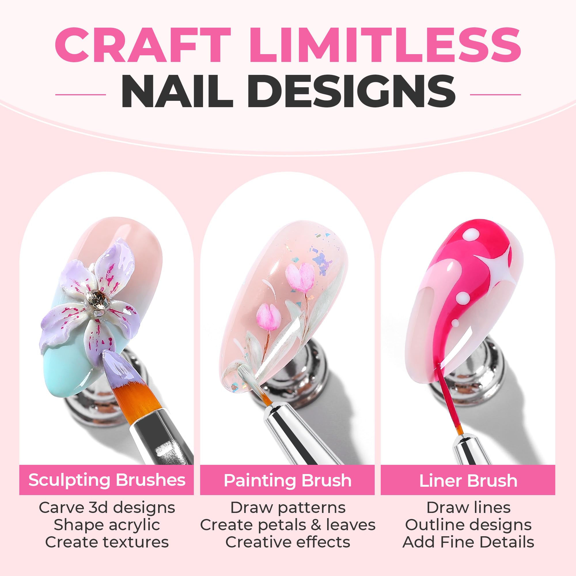 UNA GELLA dotting tool side for accurate dots