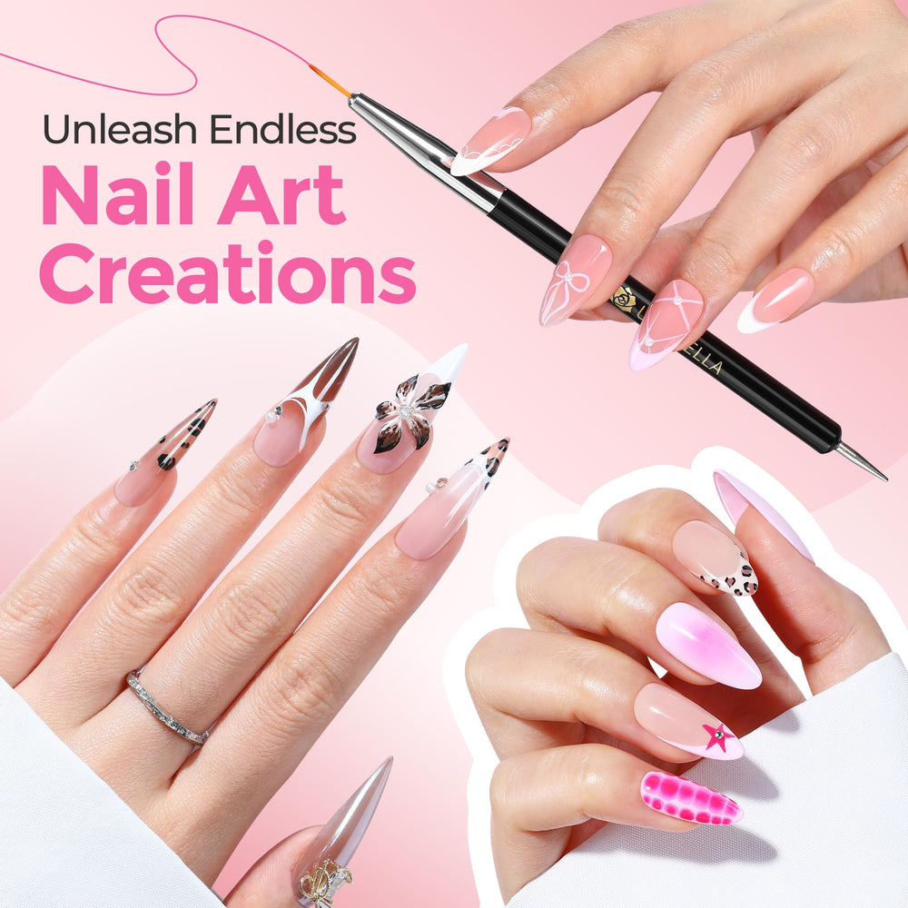 UNA GELLA oval brush for precise blending and gradients