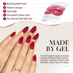 UNA GELLA nail glue and adhesive tabs support secure wear and easy removal