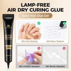UNA GELLA Nail Glue Gel 15ml tube ready for quick extensions and fixes