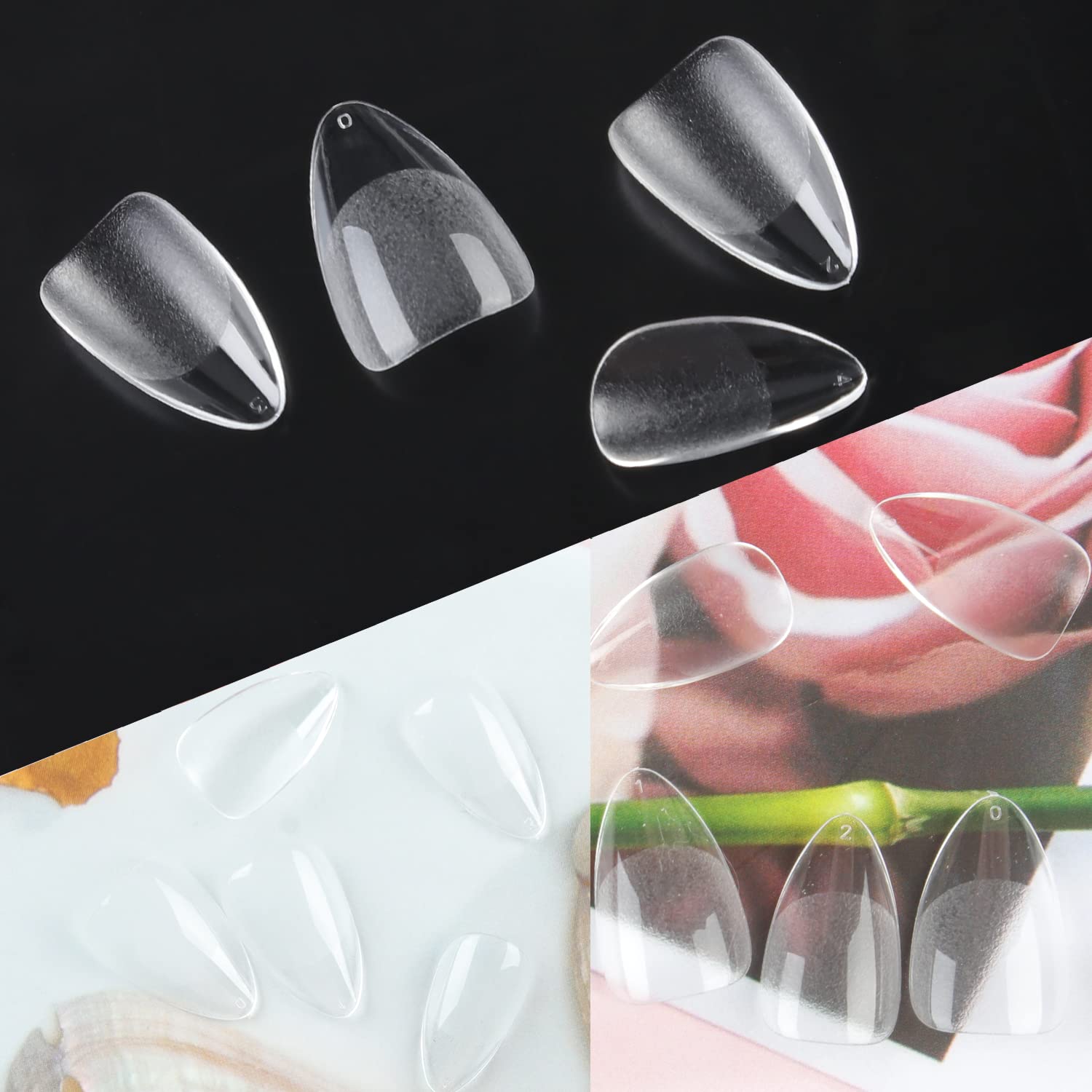UNA GELLA Press-on tips collection for versatile DIY nail looks.