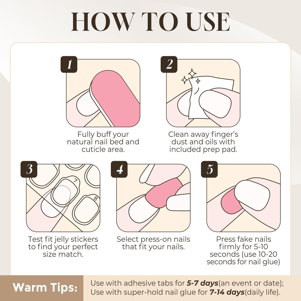 UNA GELLA durable builder gel helps nails stay in place.