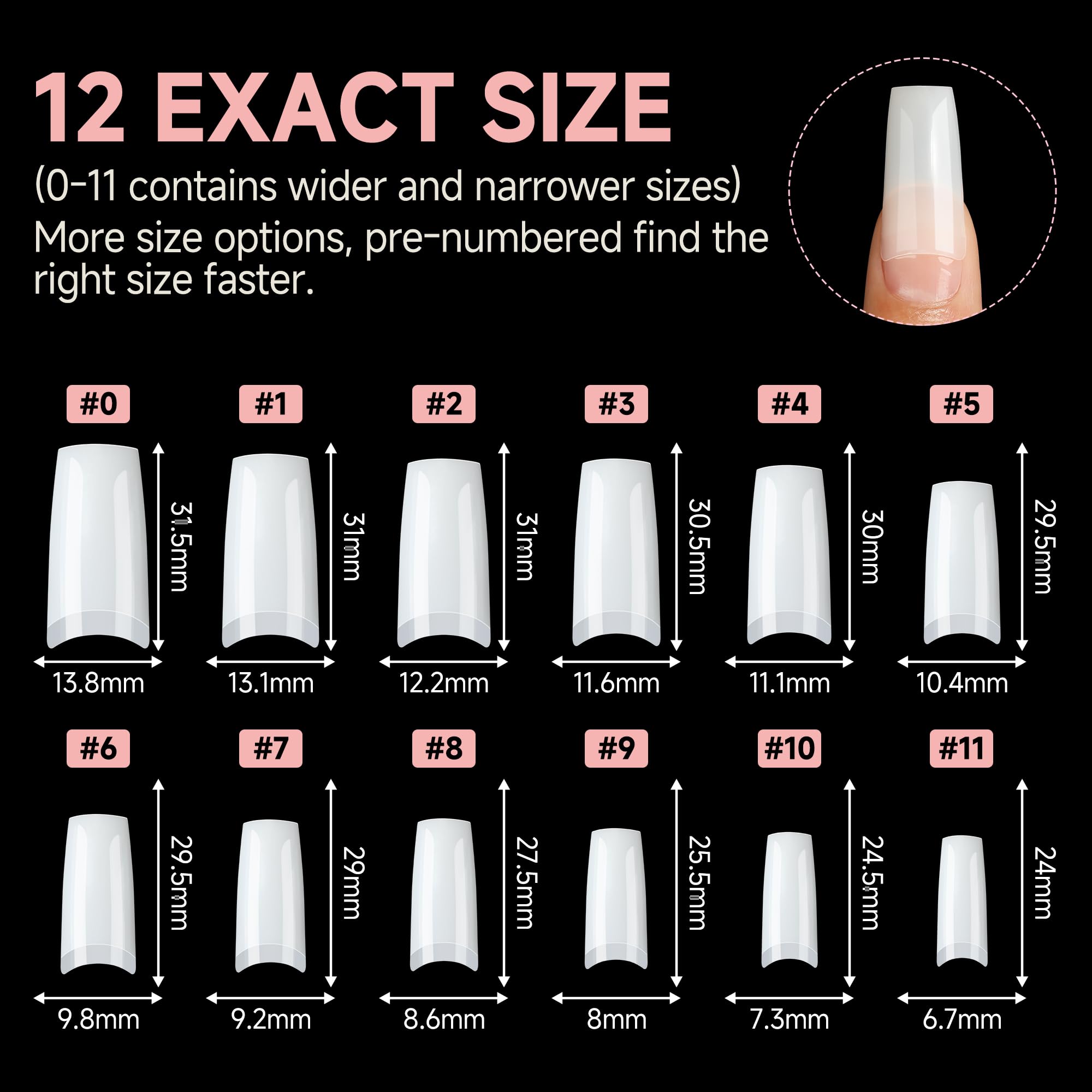 UNA GELLA sturdy, crease-free tips enable versatile DIY nail looks