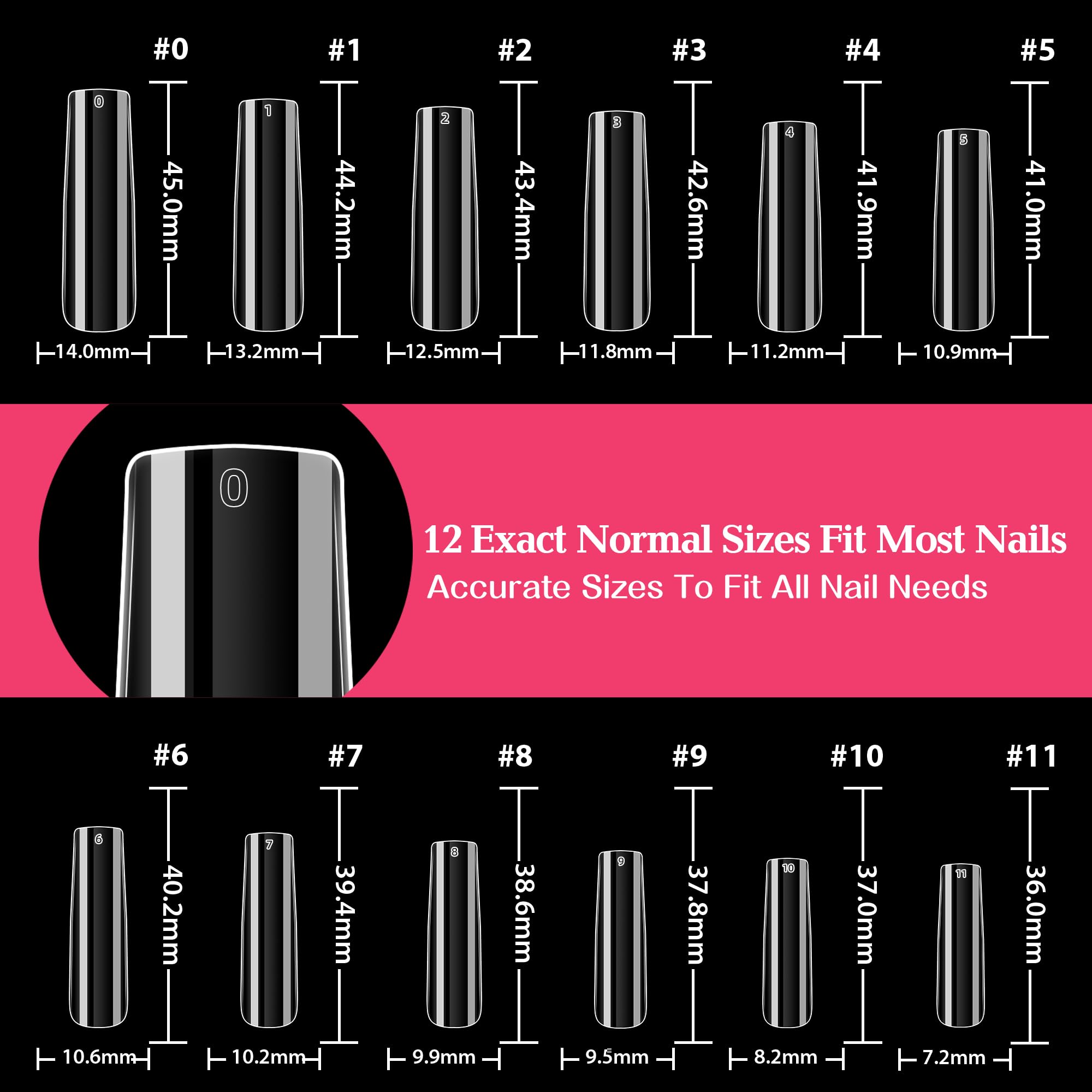 UNA GELLA tips being applied smoothly for salon-quality at home.