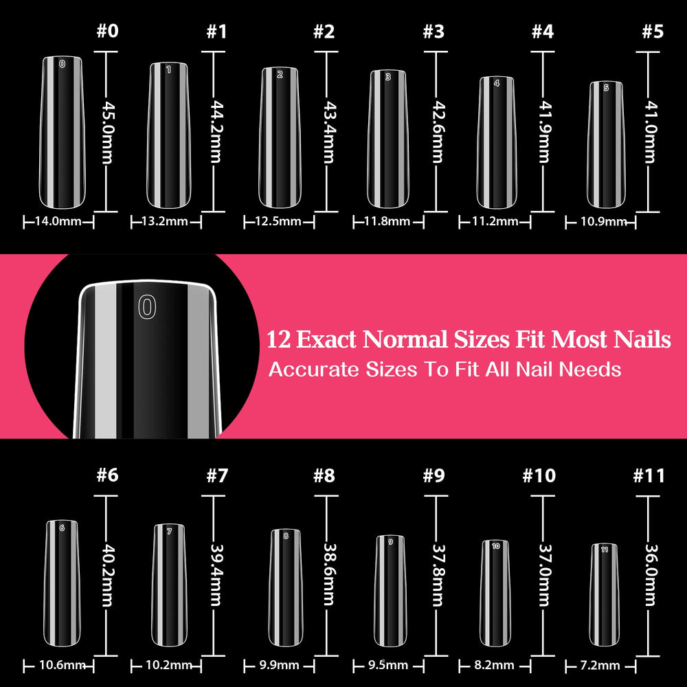 UNA GELLA tips being applied smoothly for salon-quality at home.