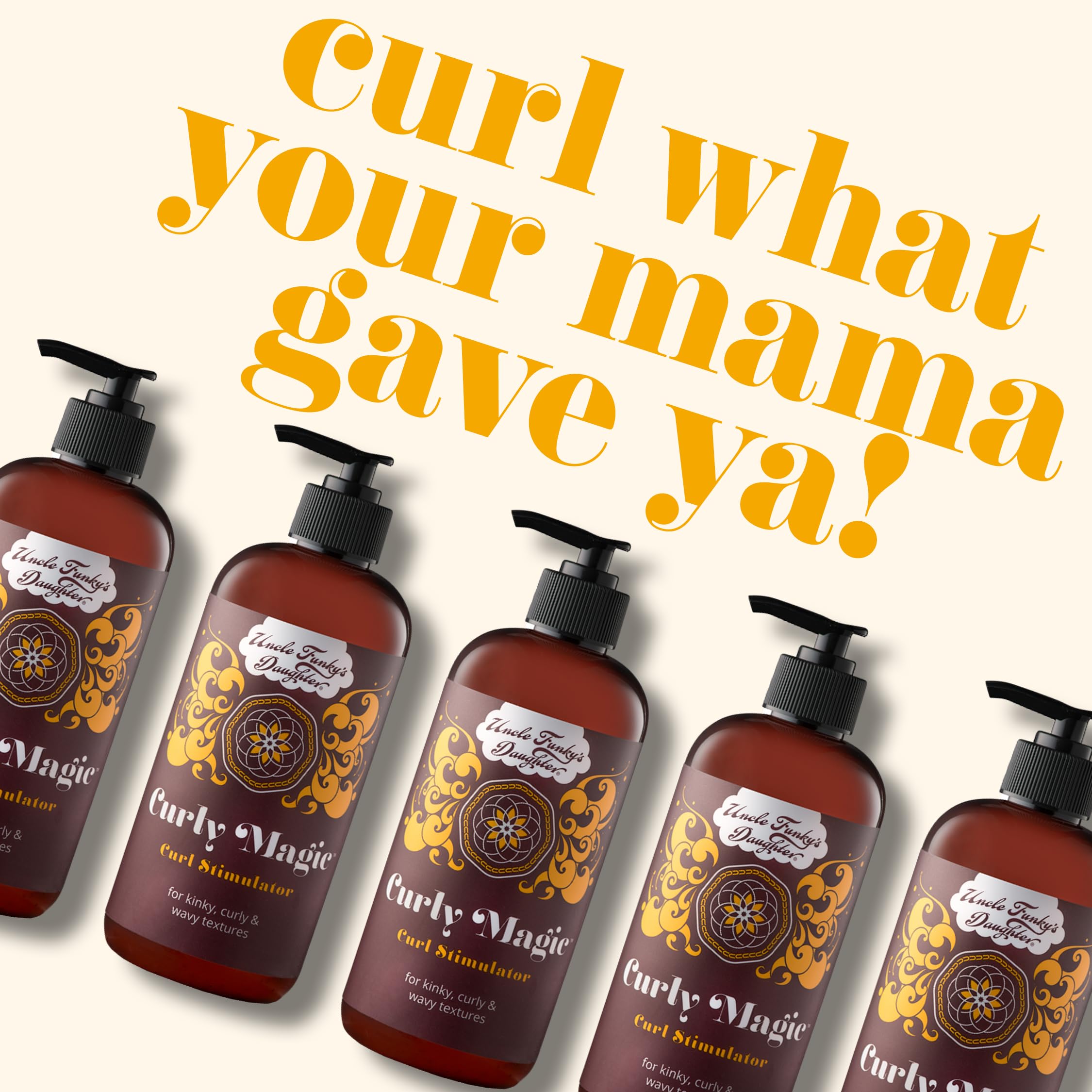 Uncle Funky's Daughter Curly Magic Stimulator defines curls with flexible hold