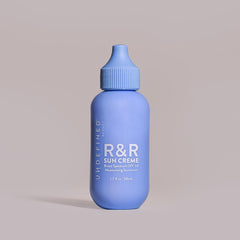 Undefined Beauty R&R Sun Crème SPF 50 bottle ready to protect and hydrate skin.