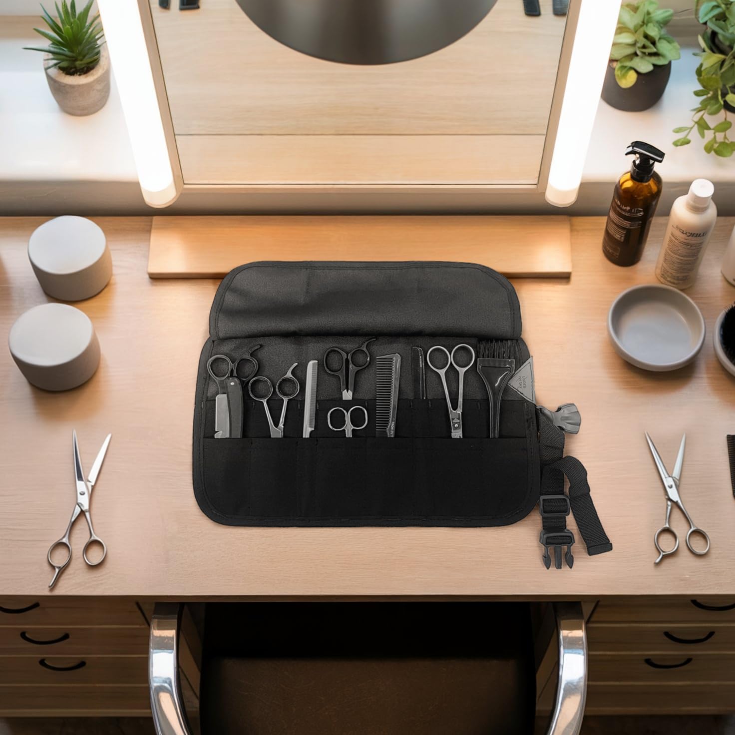 Under NY Sky in-studio use; professional organization on the go.