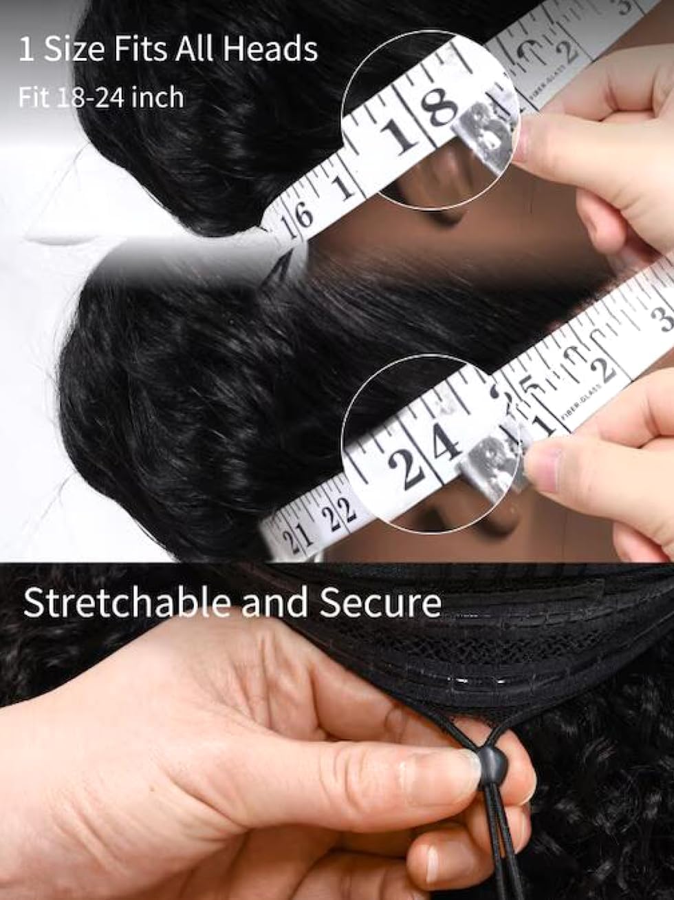 UNICE V Part Wigs clip sections close-up emphasizing secure attachment