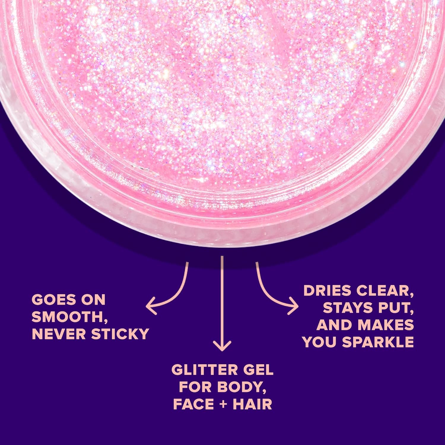UNICORN SNOT holographic glitter gel Bling for hair and skin shimmer