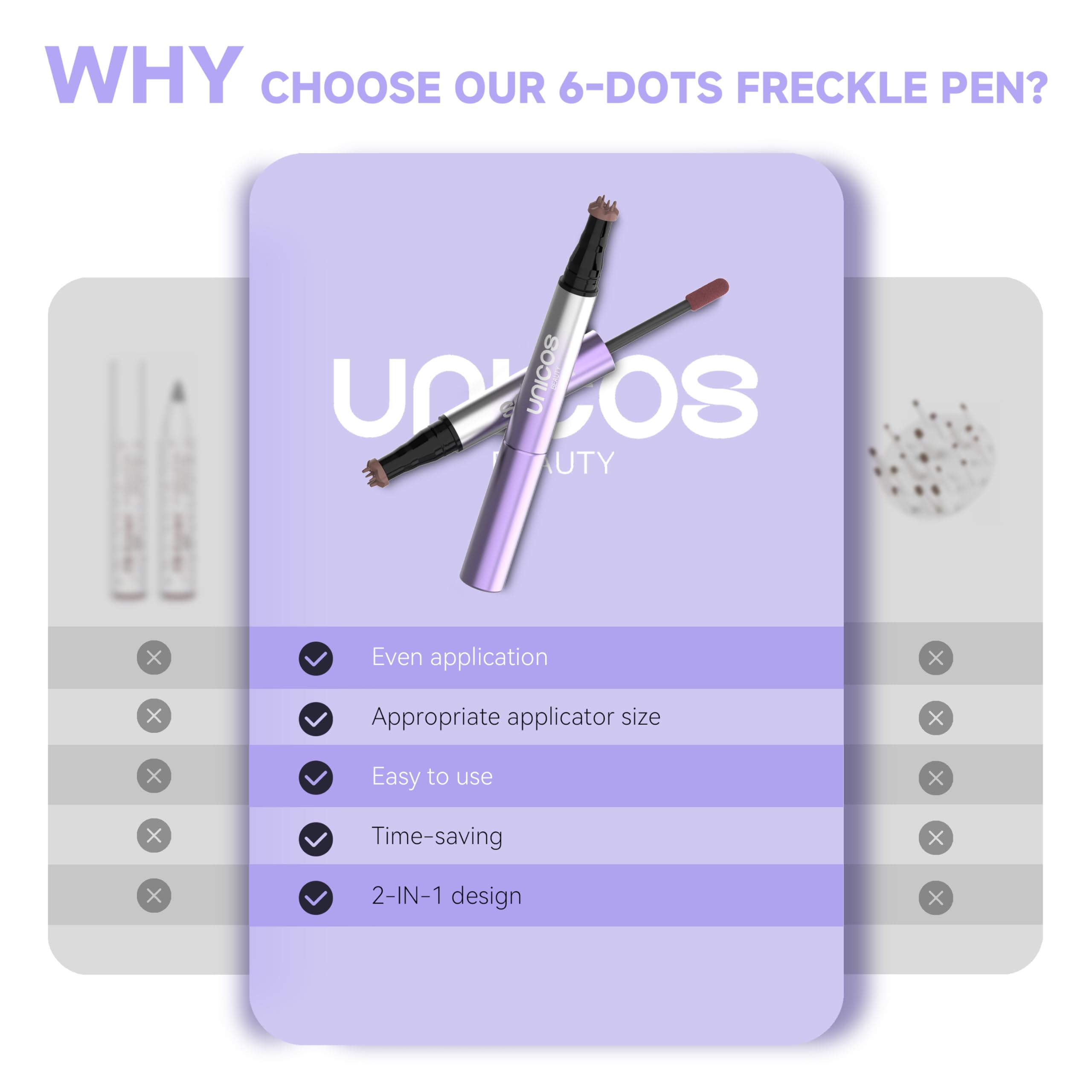 Unicos travel friendly design highlights compact size ideal for festivals and photoshoots