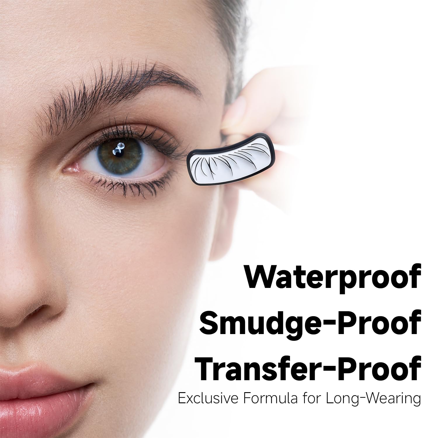 Unicos ultra-fine eyeliner tip with 0.01mm precision for crisp lines.