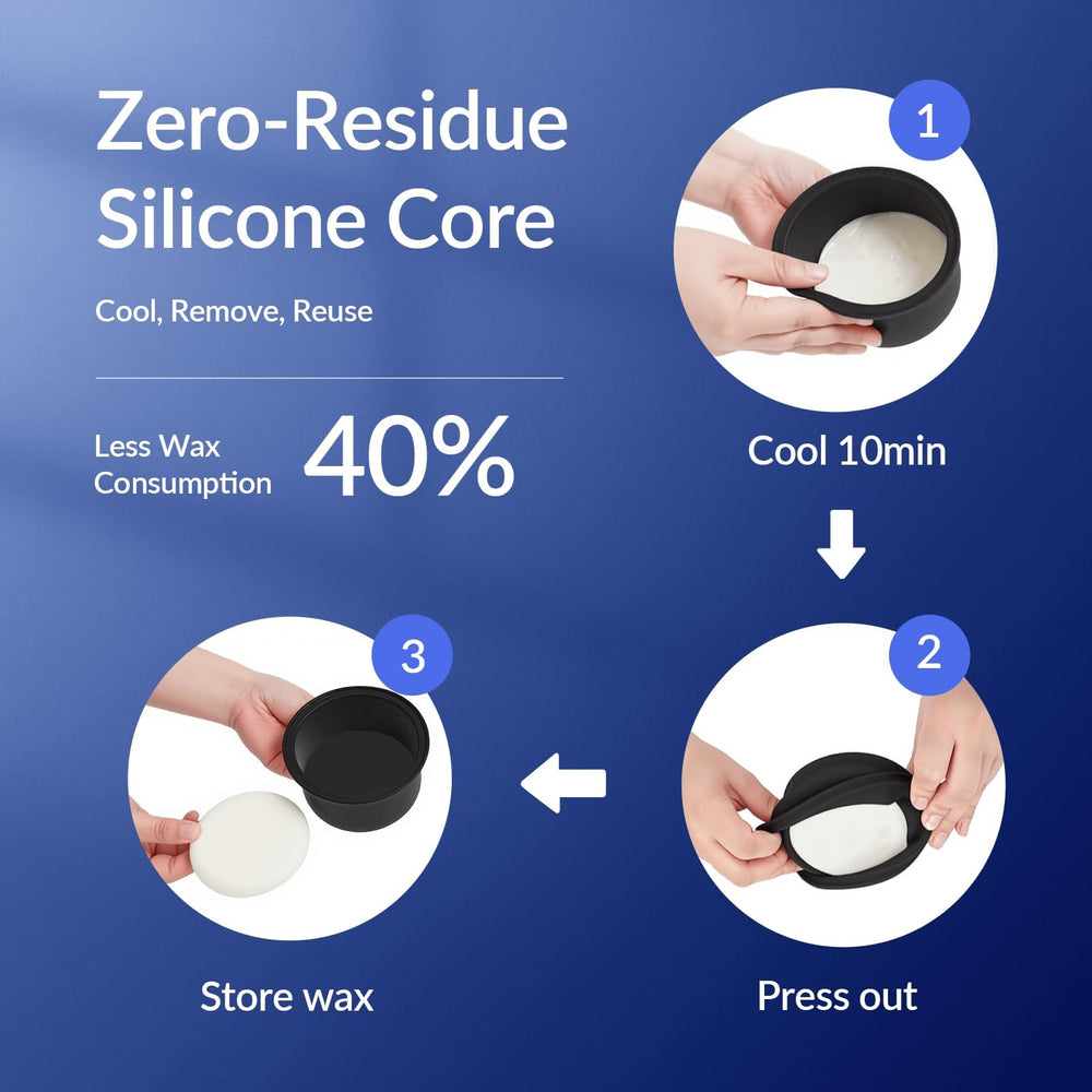 Unimiko ultra-portable wax kit fits in your bag for travel grooming