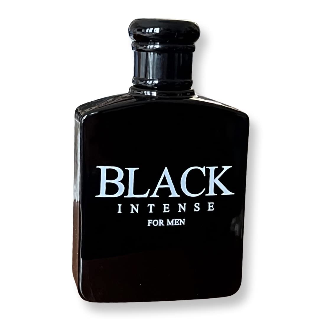 United Scents BLACK INTENSE bottle cap close-up, premium finish and feel.