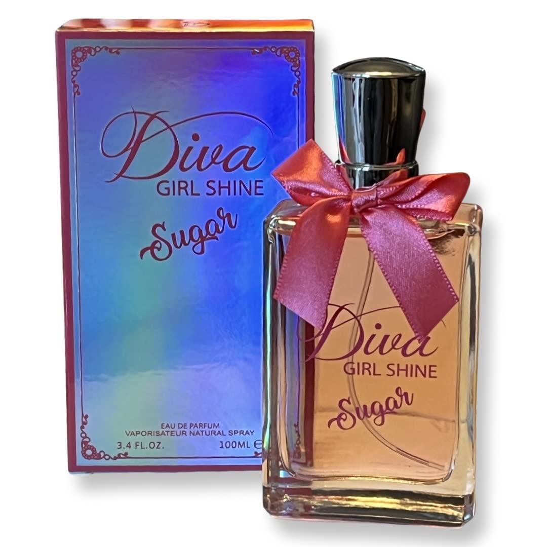 Diva Girl Shine Sugar packaging close-up signals premium presentation.