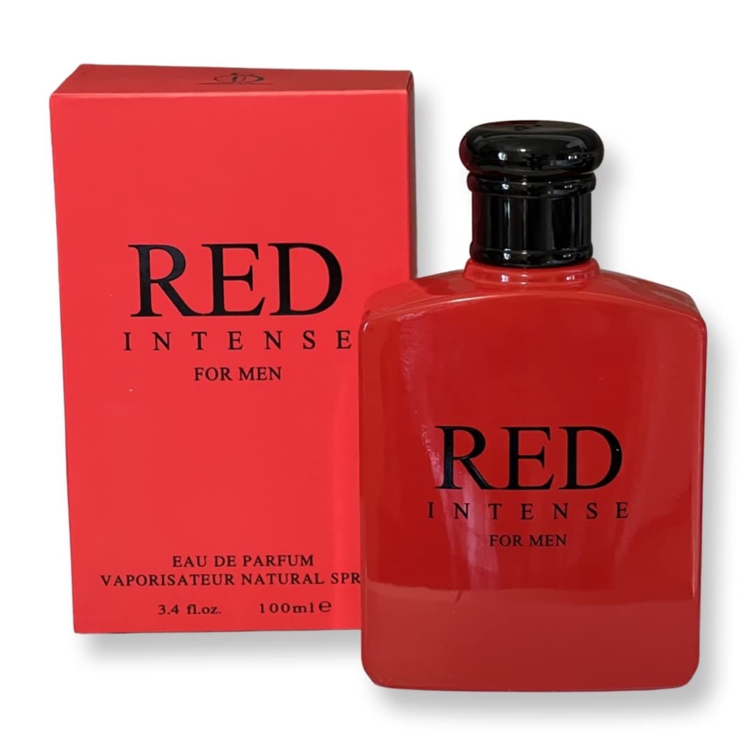 United Scents Red Intense bottle front view, ideal for daily wear