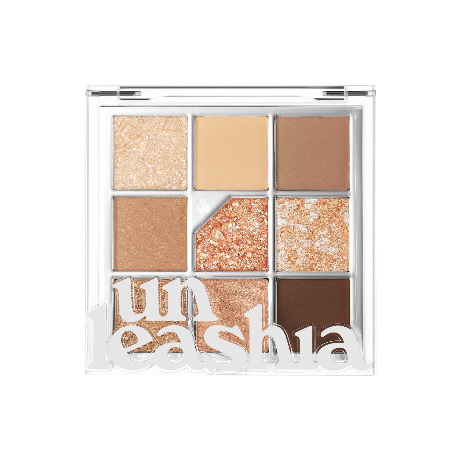 UNLEASHIA Glitterpedia No.2 cover shows brown neutrals for daily glam.