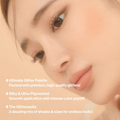 UNLEASHIA Glitterpedia No.2 soft matte browns help easy blending.
