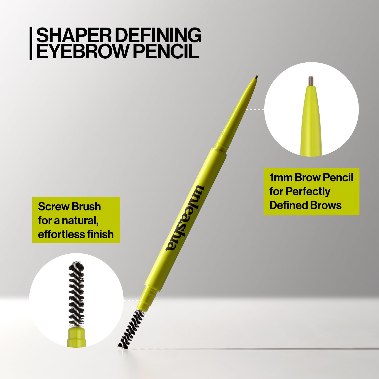 UNLEASHIA Kraft Brown shade blends naturally with ash-toned hair.