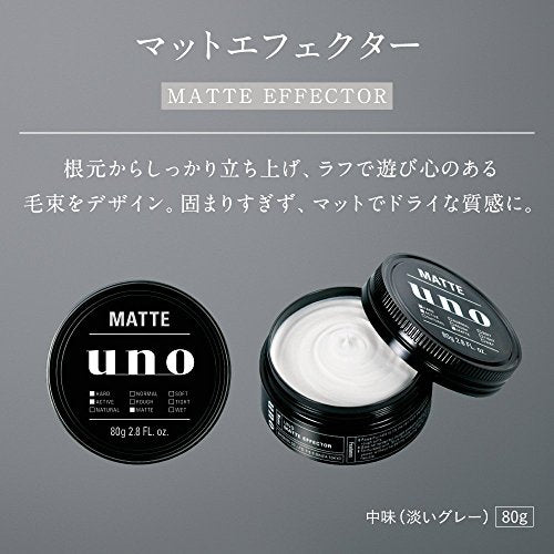 UNO mat effector 80g wax AF27 root lift during styling session