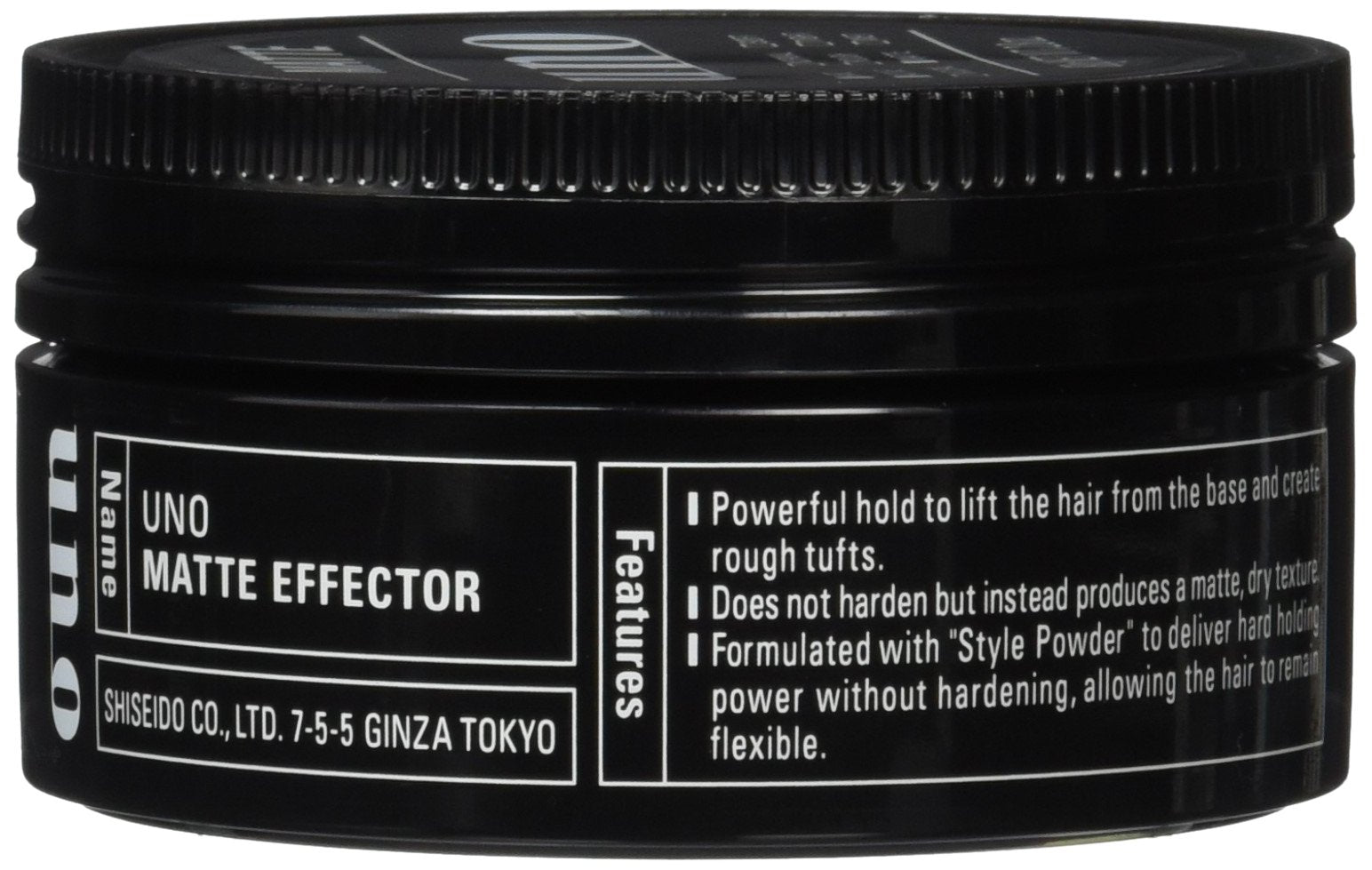 UNO mat effector 80g wax AF27 textured strands application for style